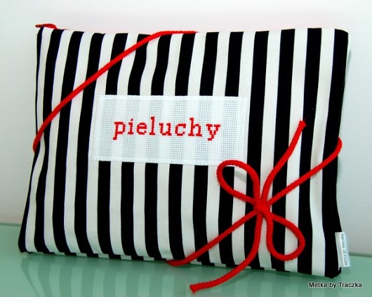 saszetki na pieluchy i ubranko - 2 szt  metka by traczka