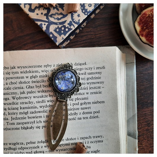 zakładki do książek Zakładka z niezapominajkami, nr 2