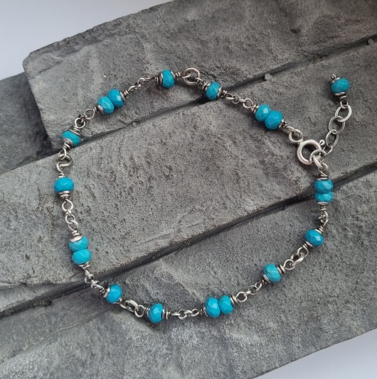 bransoletki z kamieni naturalnych Turkus - bransoletka