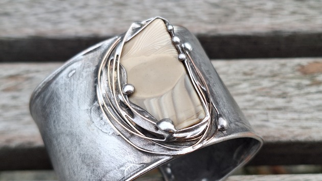 bransoletki wire wrapping Krzemienna - bransoletka regulowana