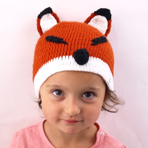 czapki dziecięce lisek