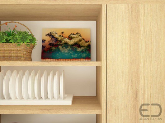 plakat 100x70 CLOUD BURN ED design for fun