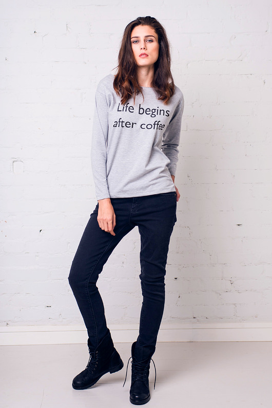 COFFEE Bluzka Oversize GAU great as You
