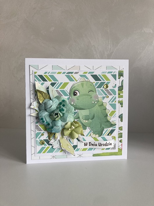 kartki scrapbooking Kartka dla chłopca na urodziny