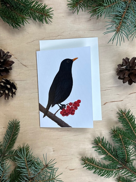 kartki okolicznościowe - wydruki Kartka z kosem wydruk