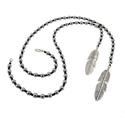 Naszyjnik Silver Feather - długi kaminskydesign