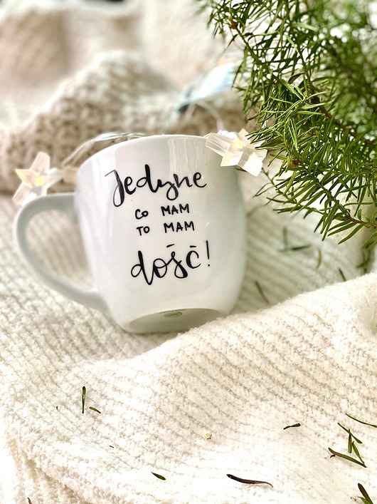 kubki Kubek JEDYNE CO MAM TO MAM DOŚĆ