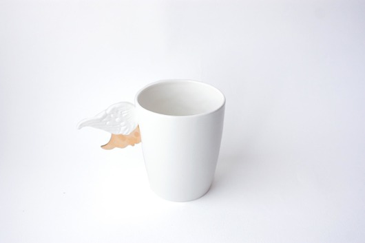 Porcelanowy kubek ze skrzydełkami Pangzi Ceramics