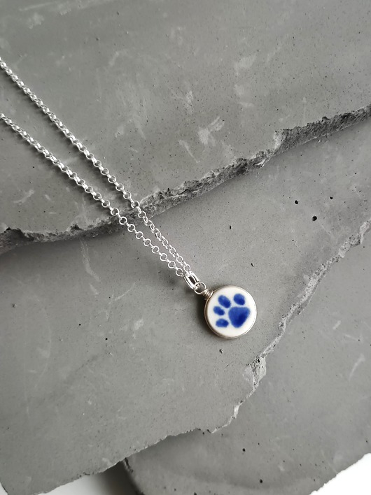 wisiory Naszyjnik Bolesławiec łapka