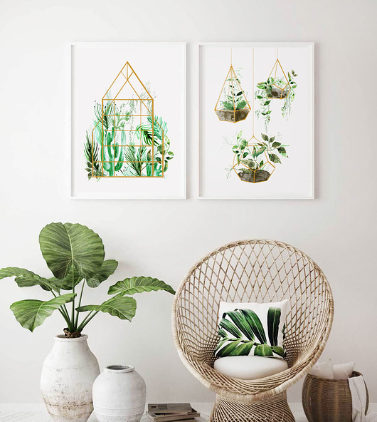 2 ilustracje botaniczne  A3 Anita Tomala