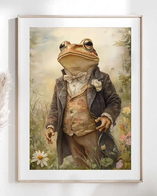 plakaty Plakat Baśniowa żaba