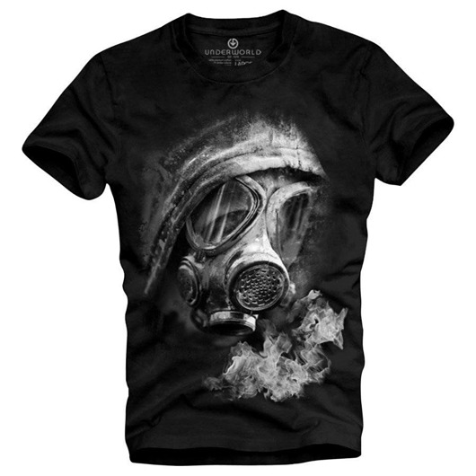 t-shirty męskie T-shirt męski UNDERWORLD Gas mask