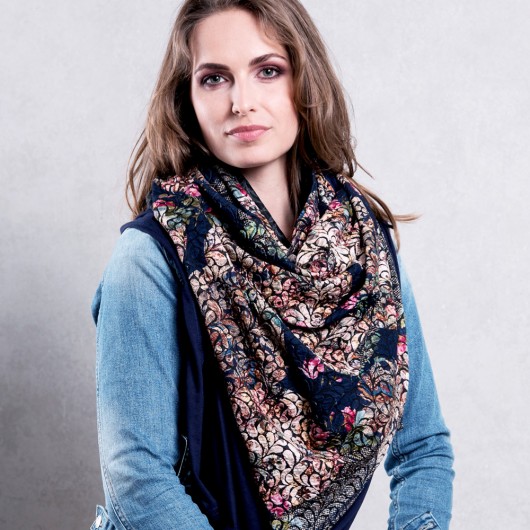 Szal Etola Otulacz Pareo Kamizelka Flower Power CADOaccessories
