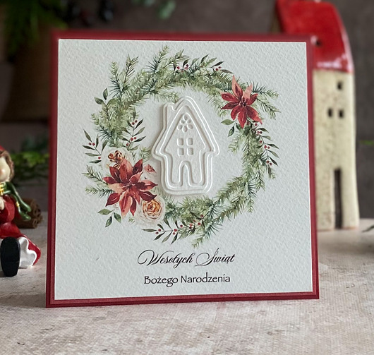 kartki świąteczne Personalizowana kartka na Boże Narodzenie, BN 8C