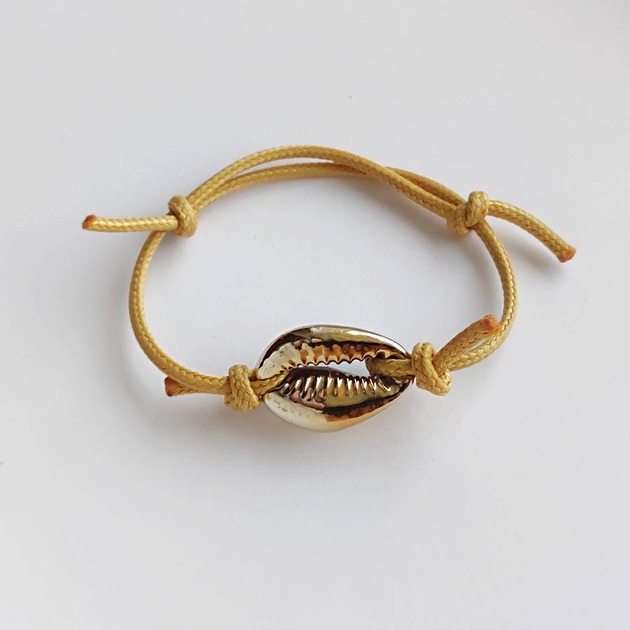 bransoletki na sznurku MUSZLE  bransoletka