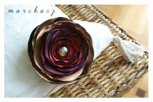Cherry choco Manufaktura broszki