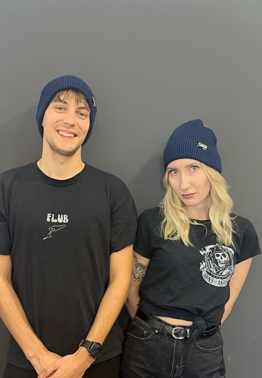czapki damskie Czapka Beanie Fisherman NAVY