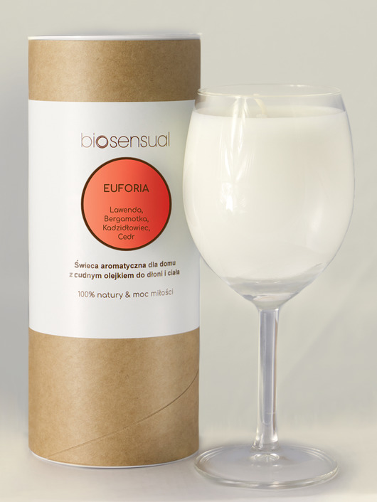 świece zapachowe Świeca do masażu i aromaterapii EUFORIA 200g KIELICH