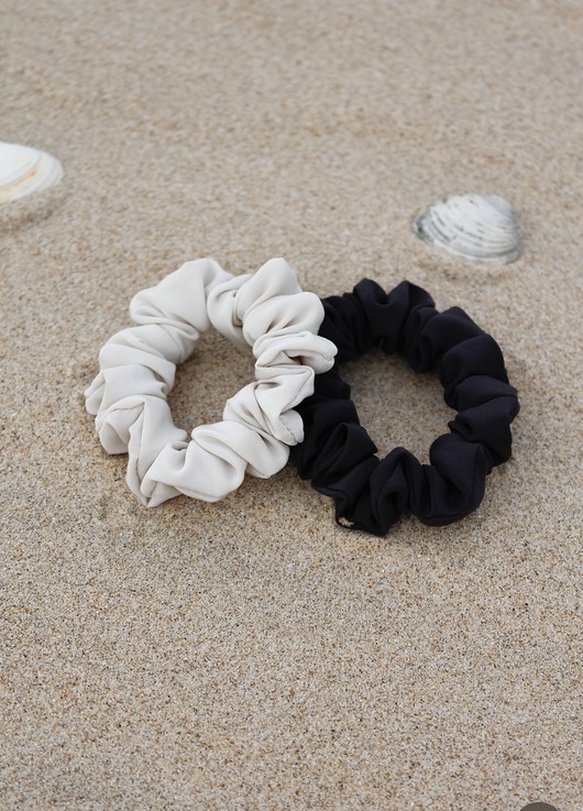 gumki do włosów Zestaw 2 gumek do włosów - Pearl & Grafit