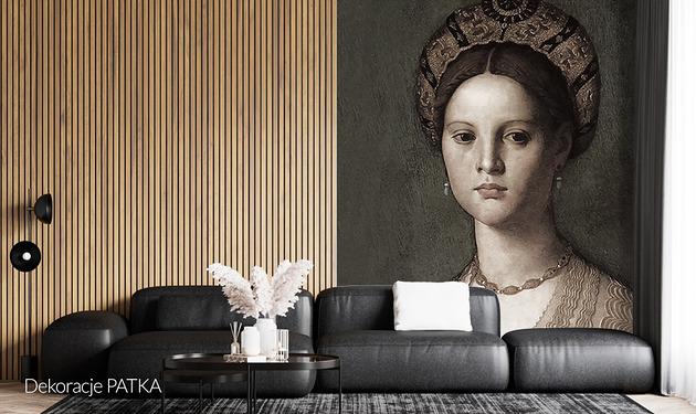 fototapeta Tapeta - Portret Nieznanej Kobiety - Reprodukcja