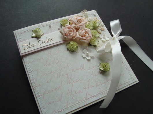 dla Ciebie_kartka vintage SundayRose