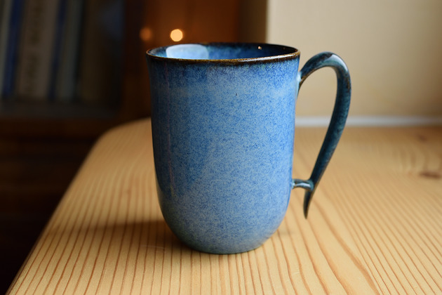 Kubek ceramiczny 300 ml Indygo Niebieski Ceramika Ciepliki