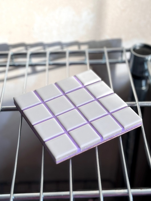 podkładki do kuchni Biała podkładka mozaika