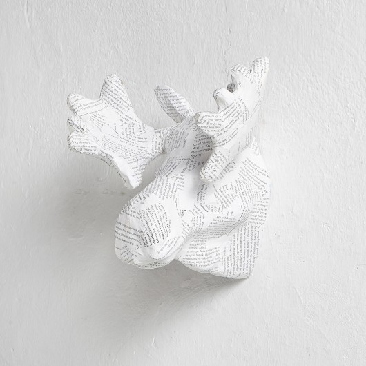 Łoś Gazetowy PAPER SCULPTURE