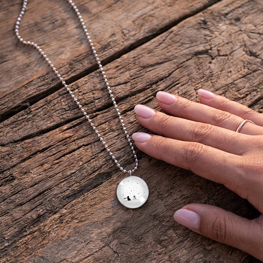 wisiory Little Love - Mały książę - stalowy 16 mm