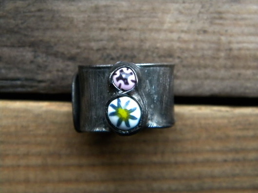Roman Ancient Ring ;) dwa kwiatuszki Beata Trotter
