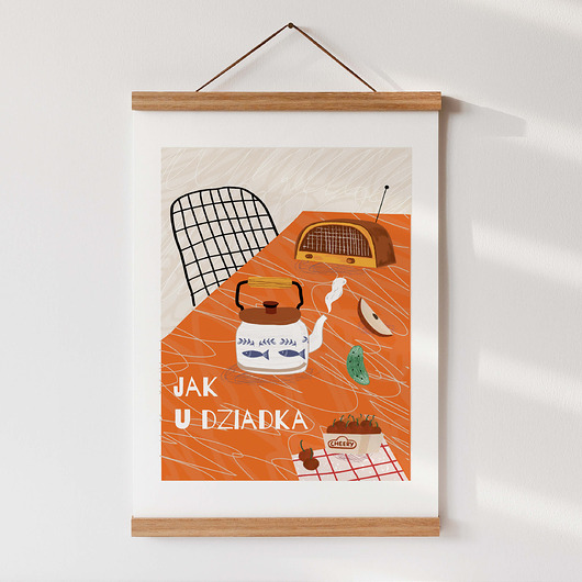 plakaty Plakat A4 dla Dziadka - Domowy stoł, jak u Dziadka