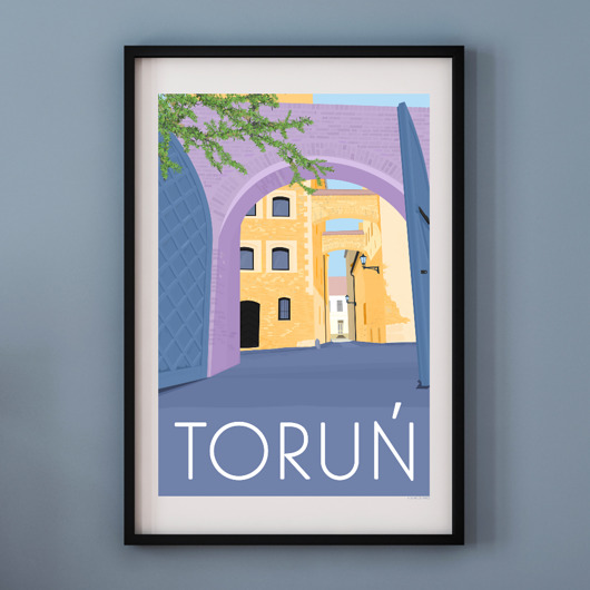 Plakat TORUŃ A2 A. W. WIĘCKIEWICZ