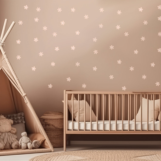 naklejki ścienne do pokoju dziecka STOKROTKI IX - naklejka na ścianę