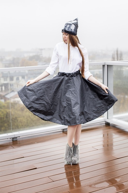 Black3CircleSkirt - NavyCity  Si Haute Fashion