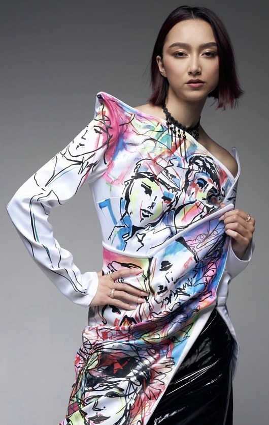 sukienki maxi damskie Sukienka z grafiką