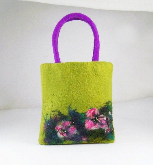 Jedwabnofilcowa Torebka: Living Bag filcant