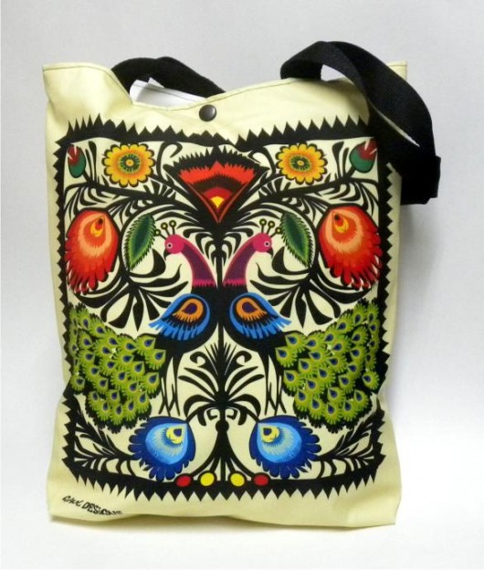 Duża torba z motywem folk Gaul Designs