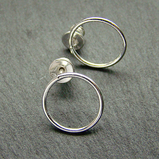 kolczyki wire wrapping Mniej-więcej - kolczyki