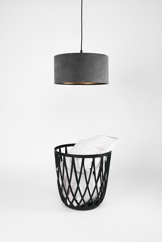 lampy wiszące Szara lampa wisząca Florencja