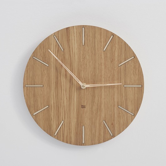 zegary Zegar ścienny z drewna