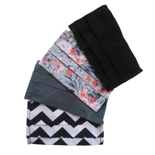 Maska bawełniana STREET WEAR - zestaw 4 szt. Ella Dora