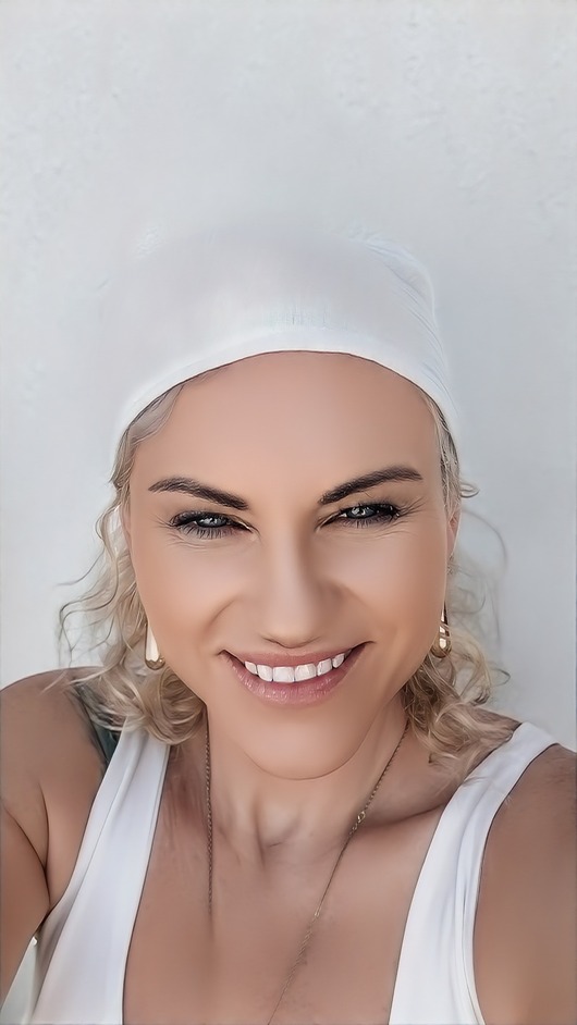 apaszki Chusta plażowa letnia okrycie na głowę chusta na włosy  biala