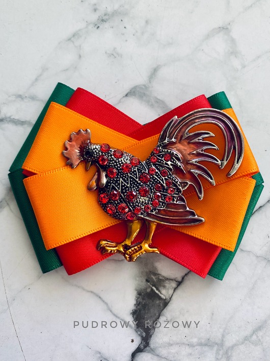 broszki Brosza Wiosenna z Kurą New Design