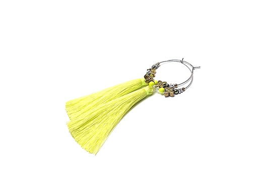 kolczyki chwosty Kolczyki chwosty Alloys Collection /boho/ citron / 