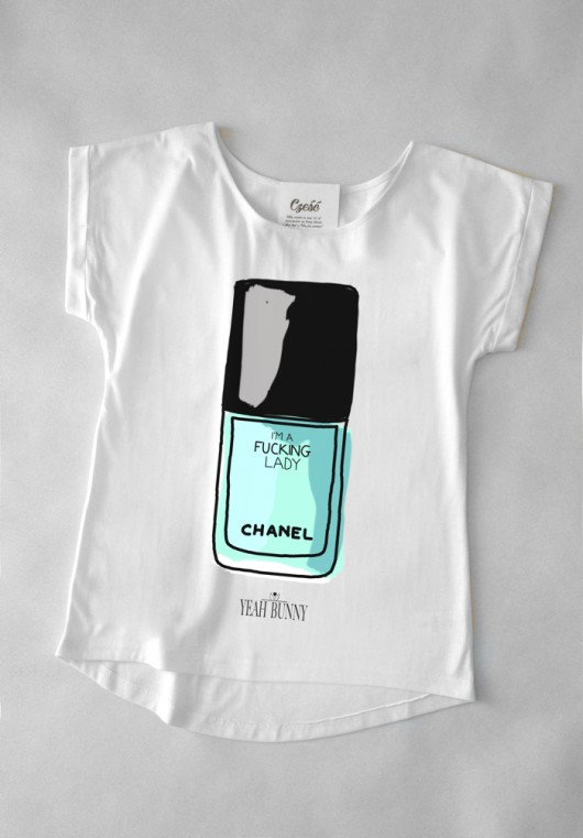 Tshirt z printem I'M A FUCKING LADY Yeah Bunny S deleted_12136308
