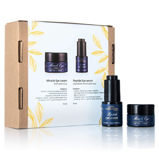 serum do twarzy Zestaw Perfect Eye - serum peptydowe + krem z Witaminą C