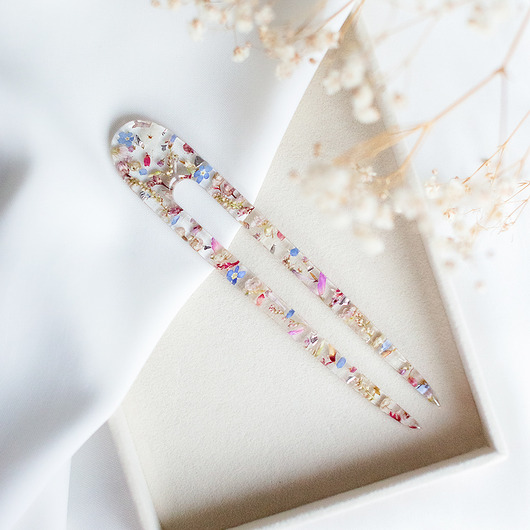 spinki i klamry do włosów Spinka do włosów  z kwiatami