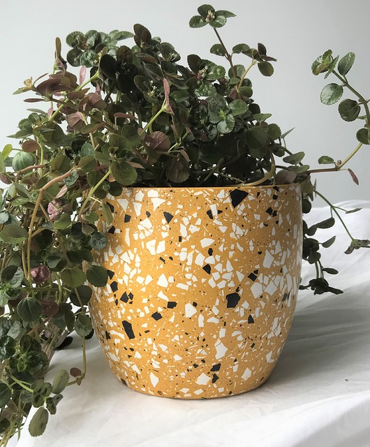 doniczki Doniczka Lastryko Musztardowa