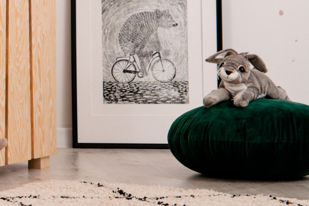 poduszki gładkie Poduszka siedzisko - ZIELONY BUTELKOWY