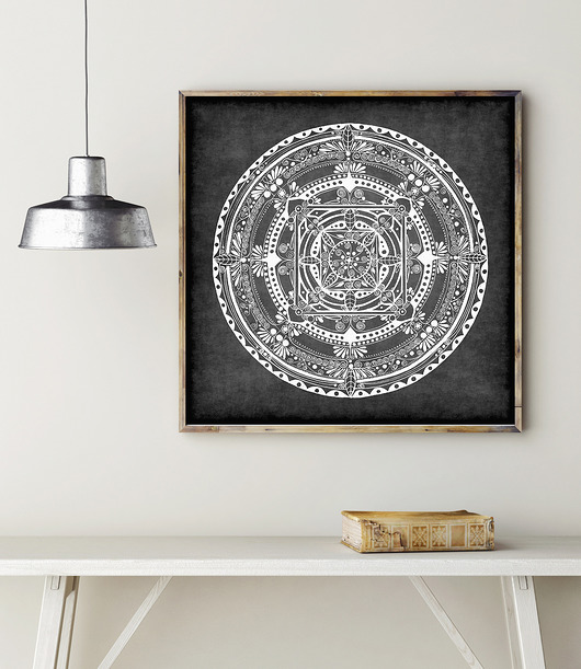 Mandala 50x50cm Malgorzata Domanska